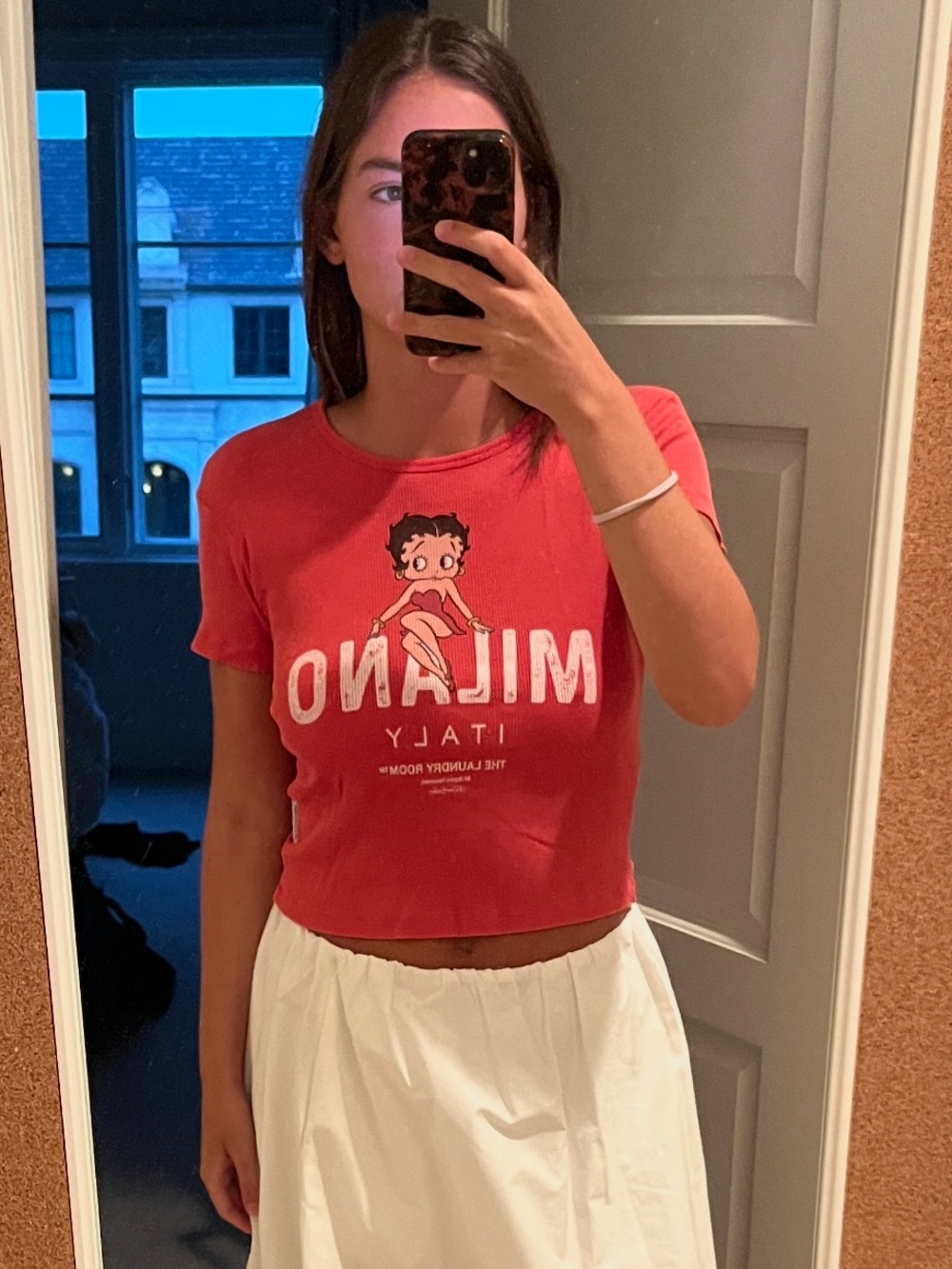 The Laundry Room Milano Betty Boop Graphic Tee — Red